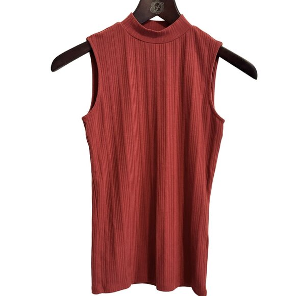 ✨J.Crew Stretch Knit Mock Neck Sleeveless Top | XXS (also fits XS- S) - Picture 1 of 4